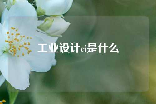 工业设计ci是什么