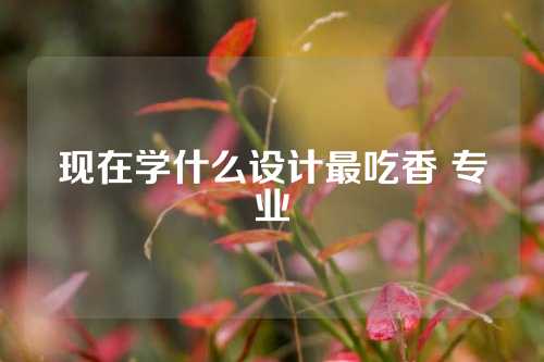 现在学什么设计最吃香 专业