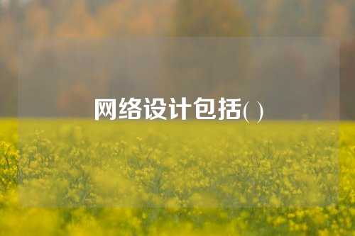 网络设计包括( )