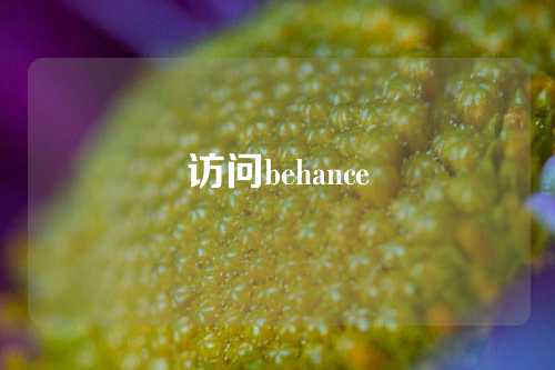 访问behance